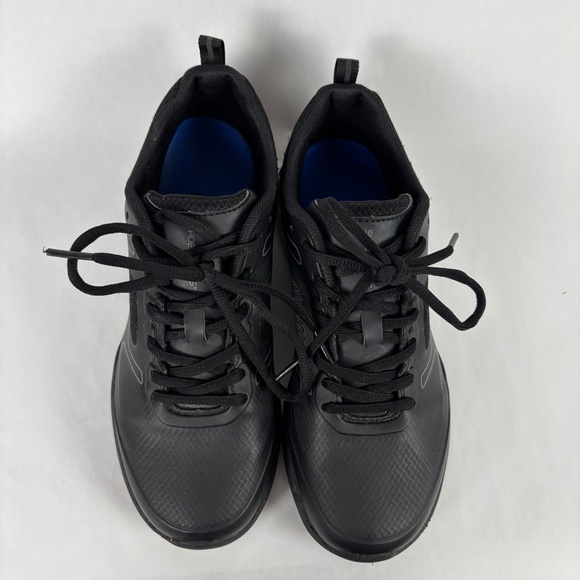 Shoes for Crews Non-Slip Work/Stand Sneakers/Shoes Black Leather Women Size 8 - Picture 4 of 10